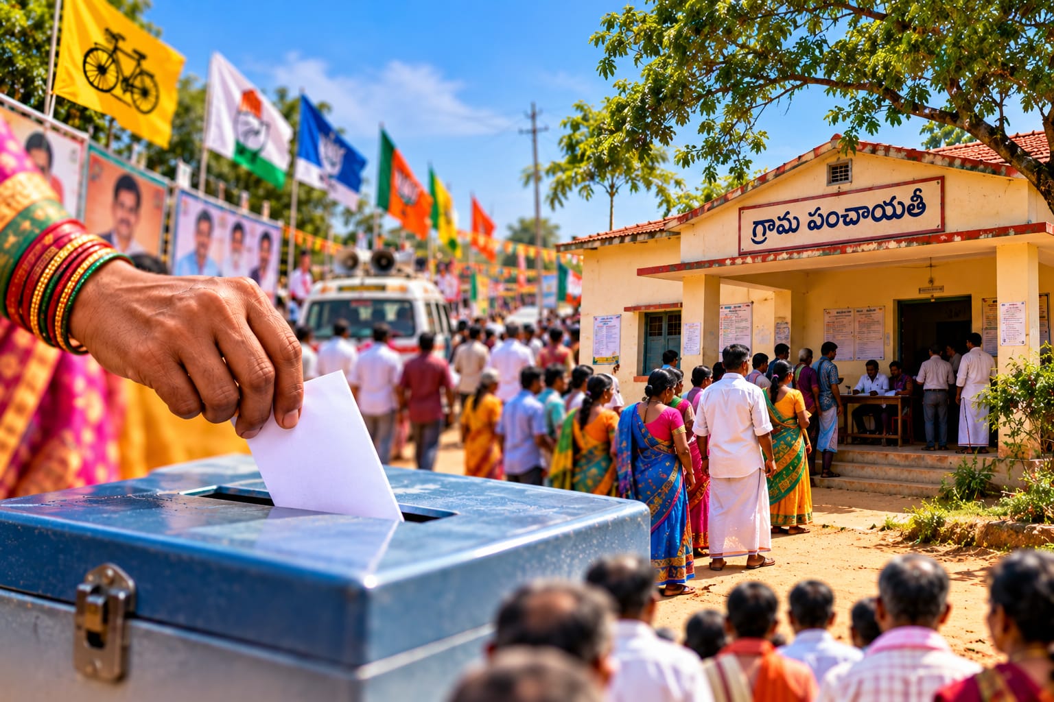 ఏపీలో స్థానిక ఎన్నికల నగారా